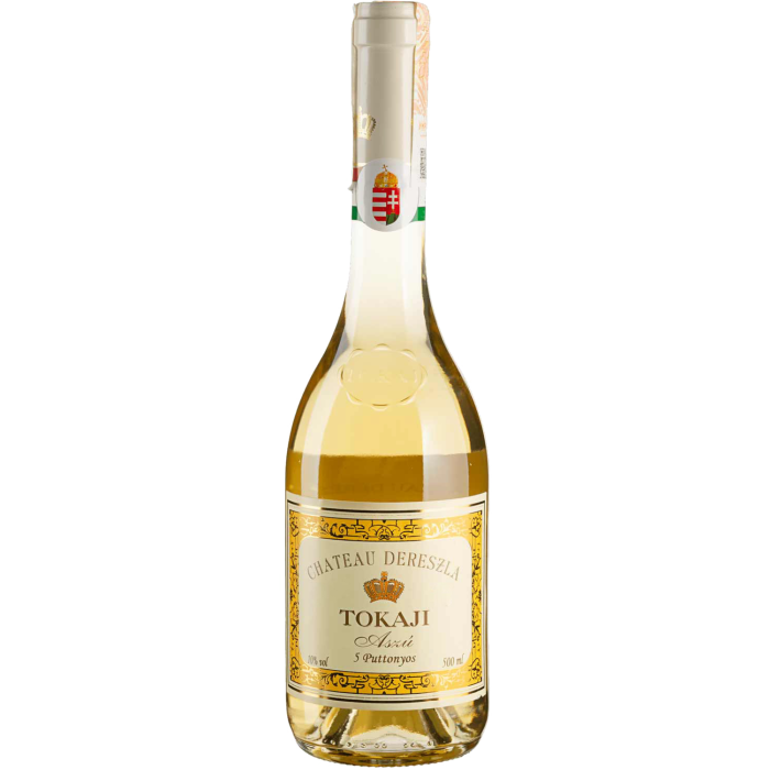 Вино Chateau Dereszla Chateau Dereszla Tokaji Aszu 5 Puttonyos / Шато Дерезла Токай Азу 5 Путтонос 2019, біле солодке, 0.5 л