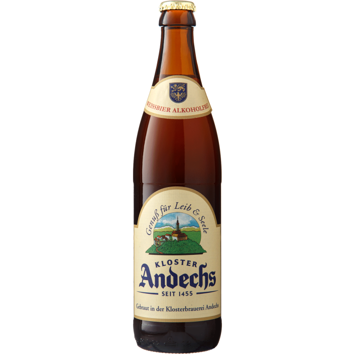 Пиво Andechser Andechser Weissbier Alkoholfrei, 0.5 л Пиво Andechser Andechser Weissbier Alkoholfrei, 0.5 л