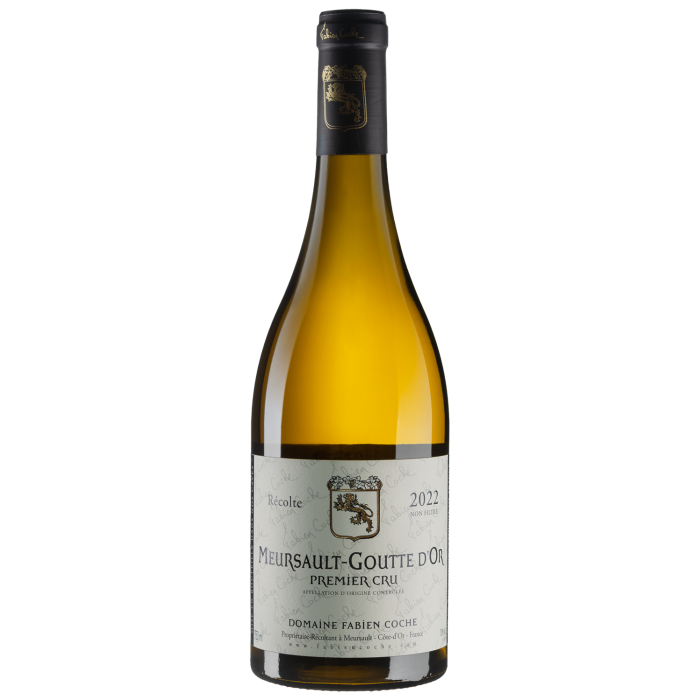 Вино Domaine Fabien Coche Meursault 1-er Cru Goutte d’Or / Мерсо Прем'єр Крю Гут д'Ор 2022, біле сухе, 0.75 л