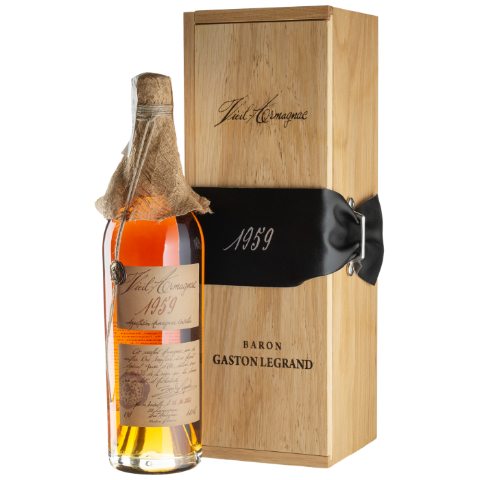 Арманьяк Baron Gaston Legrand Bas Armagnac 1959 1959, 0.7 л Арманьяк Baron Gaston Legrand Bas Armagnac 1959 1959, 0.7 л