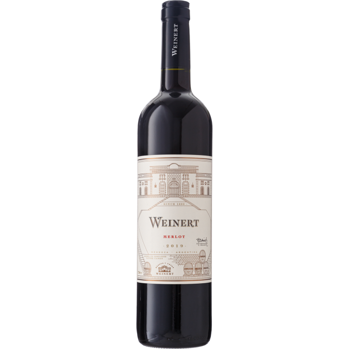Вино Weinert Merlot / Мерло 2019, червоне сухе, 0.75 л