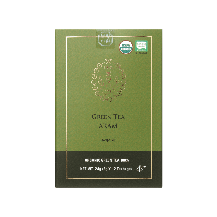 Чай зелений Арам органічний 12х2г, Bohyang Tea