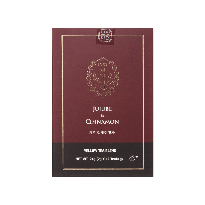 Чай жовтий Зизифус та кориця 12х2г, Bohyang Tea