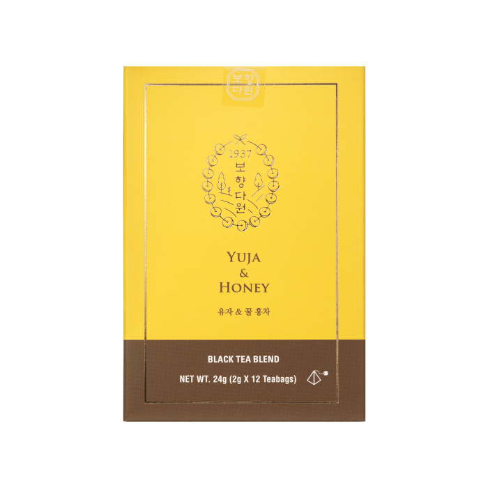 Чай чорний Юджа та мед 12х2г, Bohyang Tea