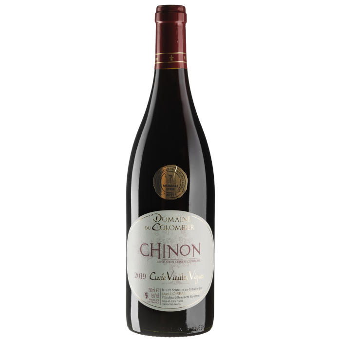 Вино Domaine Du Colombier Cuvee Vieilles Vignes Chinon / Кюве Вієй Вінь Шінон 2019, червоне сухе, 0.75 л