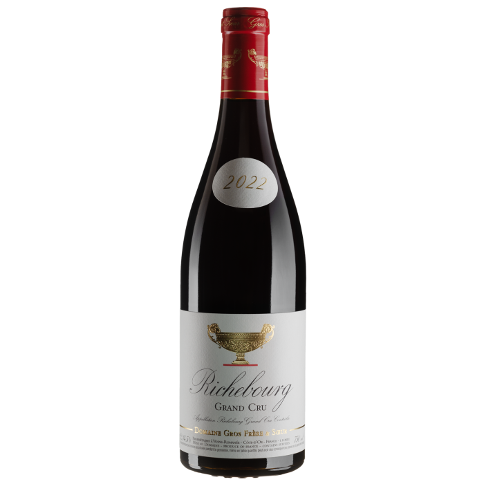 Вино Gros Frere et Soeur Richebourg / Рішбур 2022, червоне сухе, 0.75 л