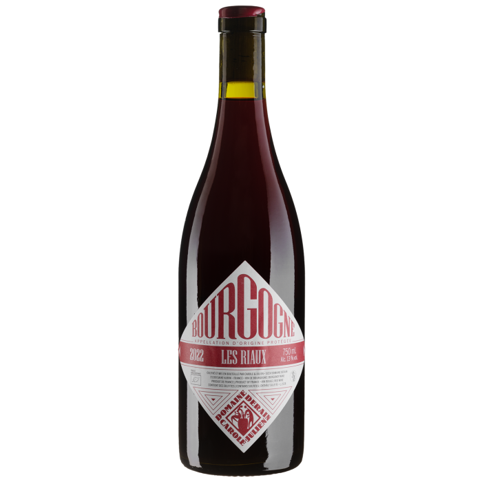 Вино Derain Bourgogne Les Riaux / Бургонь Лє Ріо 2022, червоне сухе, 0.75 л