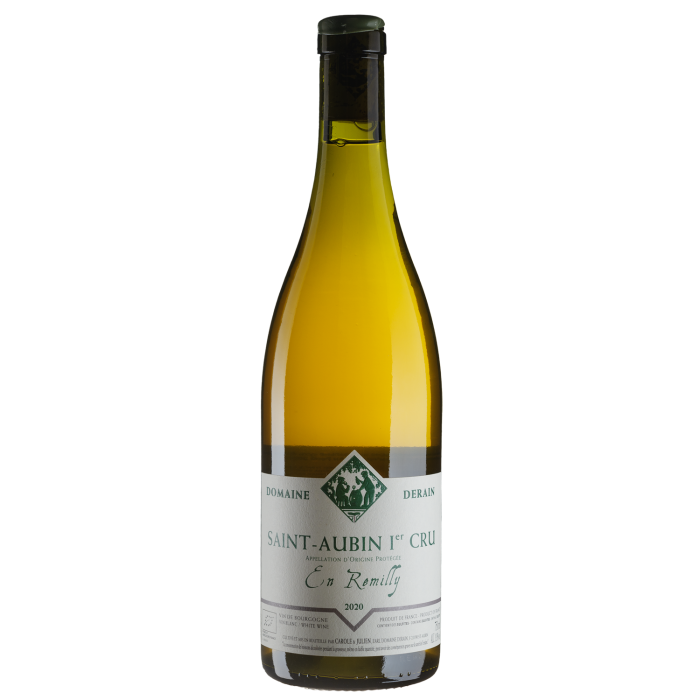 Вино Domaine Derain Saint-Aubin 1er Cru En Remilly / Сен-Обен Прем'єр Крю Ан Ремії 2020, біле сухе, 0.75 л