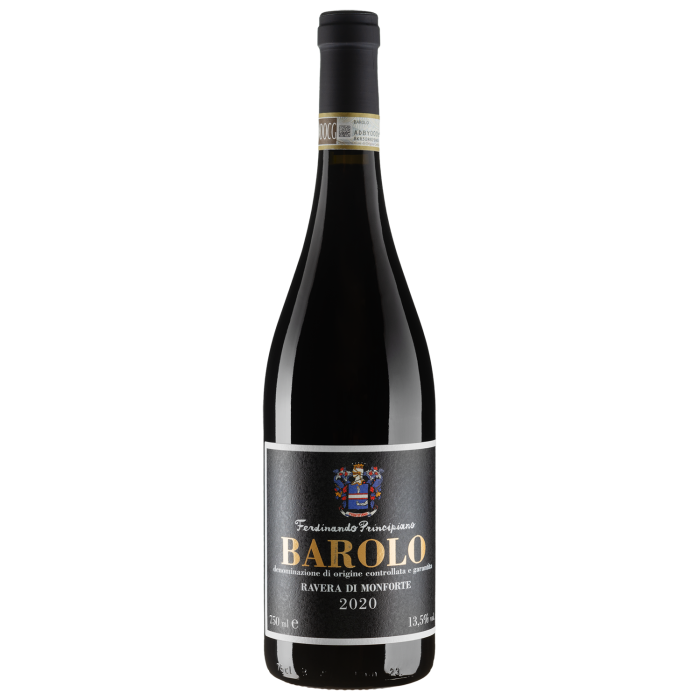 Вино Ferdinando Principiano Barolo DOCG Ravera di Monforte / Бароло DOCG Равера ді Монфорте 2020, червоне сухе, 0.75 л