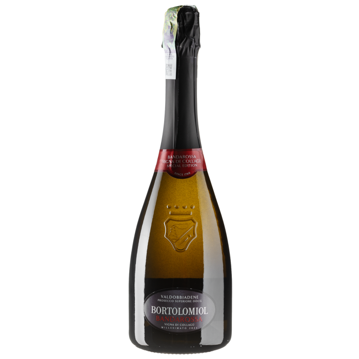 Ігристе Bortolomiol Bandarossa Special Edition Valdobbiadene Prosecco Superiore DOCG Vigna di Collagu / Бандаросса Спешл Едішн Вальдобіадене Просекко Суперіоре DOCG Вінья ді Колагу, біле, 0.75 л