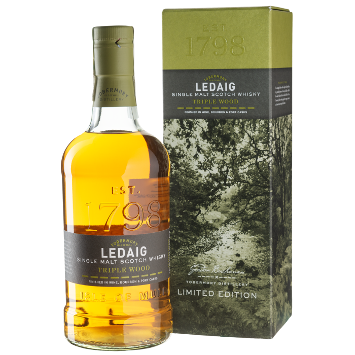 Віскі Ledaig Triple Wood, 0.7 л