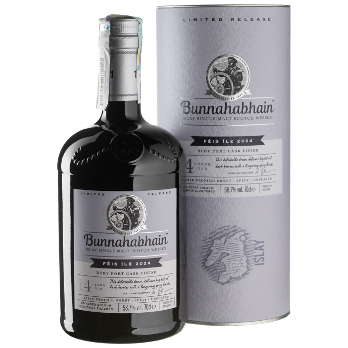 Віскі Bunnahabhain 14yo Ruby Port Cask Finish, 0.7 л
