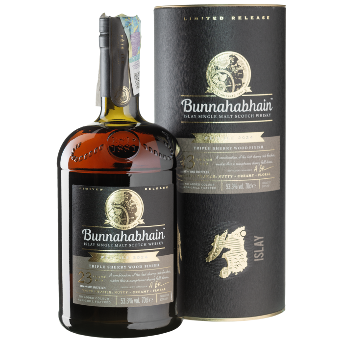 Віскі Bunnahabhain 23yo Triple Sherry Wood Finish, 0.7 л