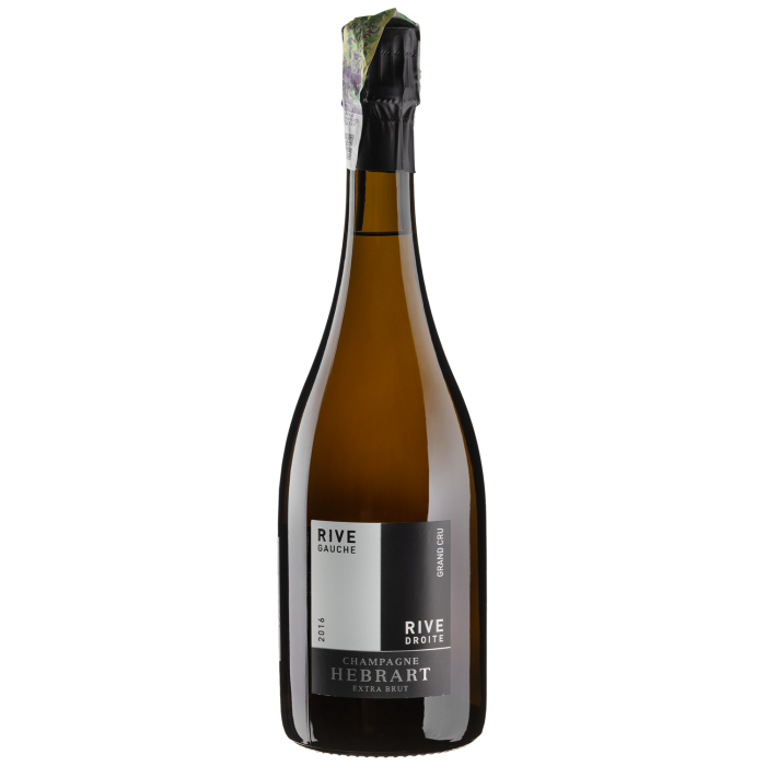Шампанське Marc Hebrart Rive Gauche Rive Droite Grand Cru Millesime / Рів Гоче Рів Дроі Гран Крю Міллєзім 2016, біле, 0.75 л