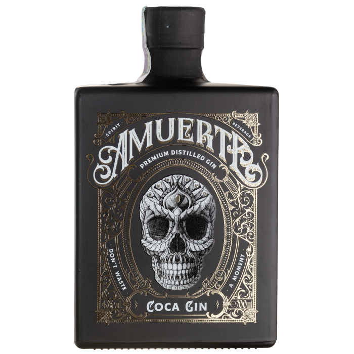 Джин Amuerte Coca Leaf Gin Black Edition, 0.7 л Джин Amuerte Coca Leaf Gin Black Edition, 0.7 л