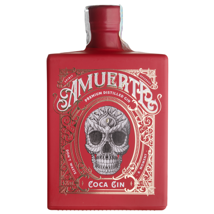 Джин Amuerte Coca Leaf Gin Red Edition, 0.7 л Джин Amuerte Coca Leaf Gin Red Edition, 0.7 л