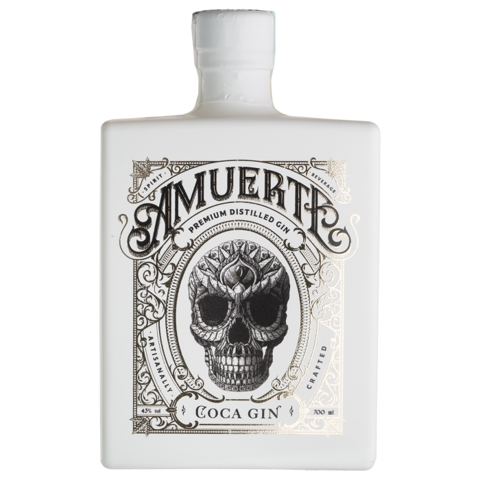 Джин Amuerte Coca Leaf Gin White Edition, 0.7 л Джин Amuerte Coca Leaf Gin White Edition, 0.7 л