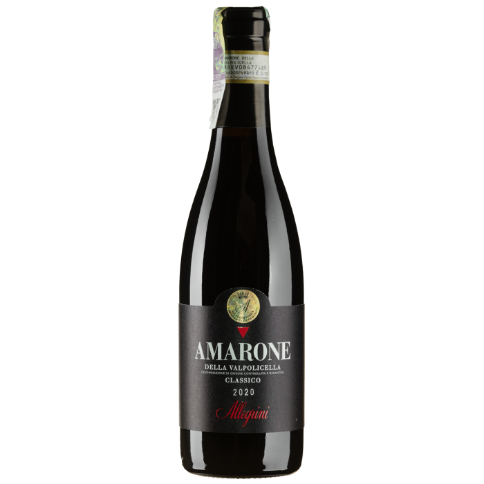 Вино Allegrini Amarone della Valpolicella Classico / Амароне делла Вальполічелла Классіко 2020, червоне сухе, 0.375 л Вино Allegrini Amarone della Valpolicella Classico / Амароне делла Вальполічелла Классіко 2020, червоне сухе, 0.375 л