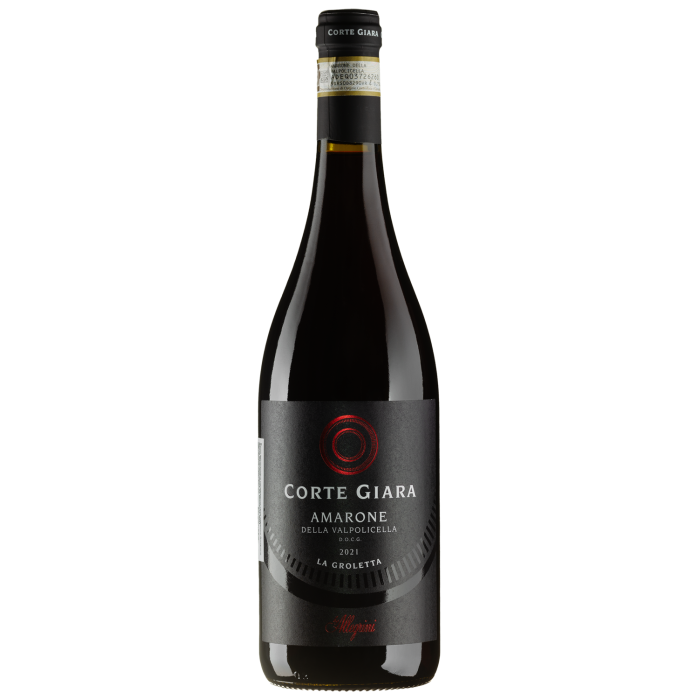 Вино Corte Giara Amarone della Valpolicella La Groletta / Амароне делла Вальполічелла ля Гролетта 2021, червоне сухе, 0.75 л