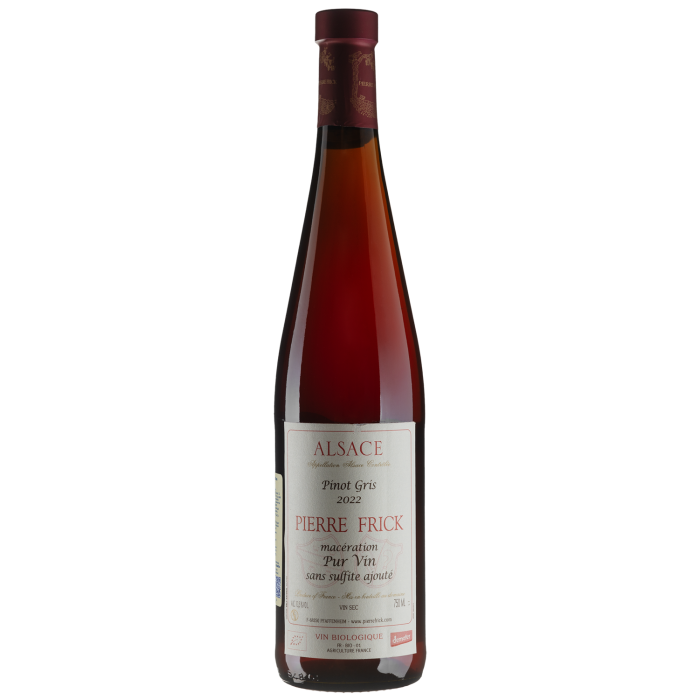 Вино Pierre Frick Pinot Gris Maceration Pur Vin / Піно Грі Масерасьйон Пур Він 2022, біле сухе, 0.75 л Вино Pierre Frick Pinot Gris Maceration Pur Vin / Піно Грі Масерасьйон Пур Він 2022, біле сухе, 0.75 л