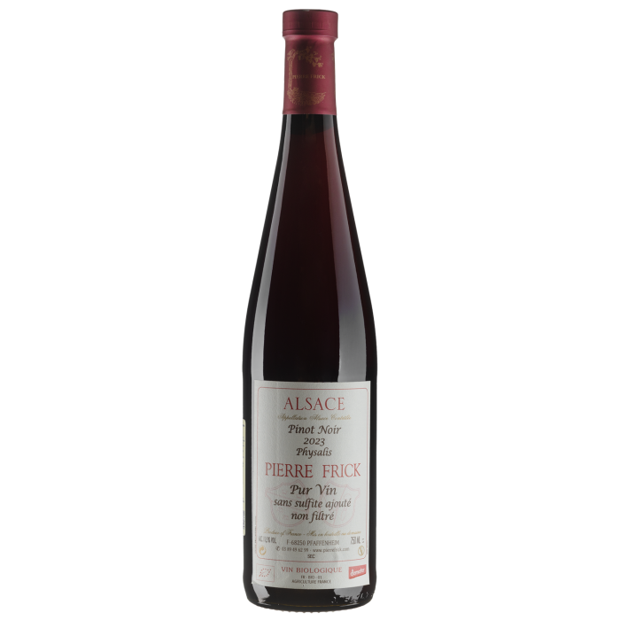 Вино Pierre Frick Pinot Noir Physalis Pur Vin / Піно Нуар Фізаліс Пур Він 2023, червоне сухе, 0.75 л
