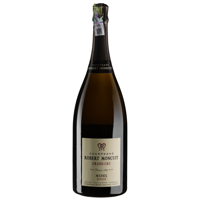 Шампанське Robert Moncuit Blanc de Blancs / Блан де Блан 2015, біле, 1.5 л