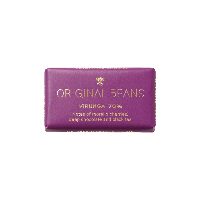Батончик з темного шоколаду 70% органічний 12г, Original Beans