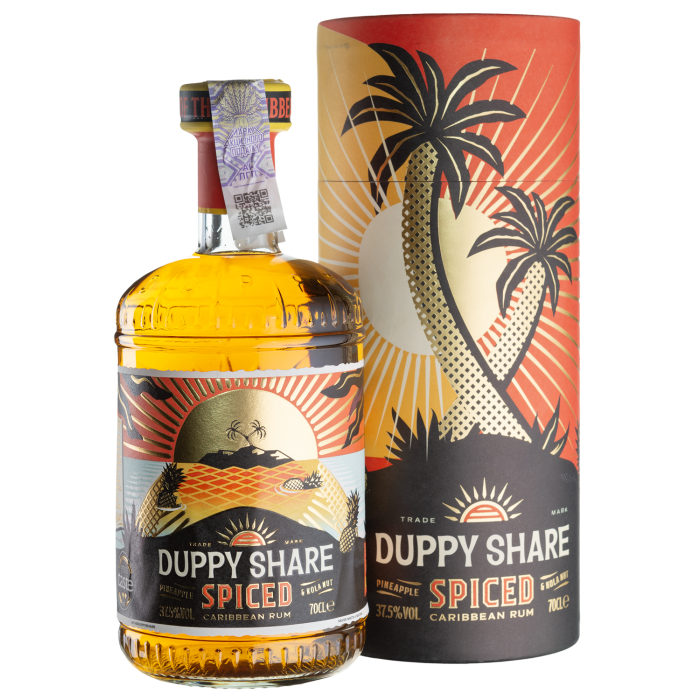 Ром Duppy Share Spiced Rum, Tube, 0.7 л