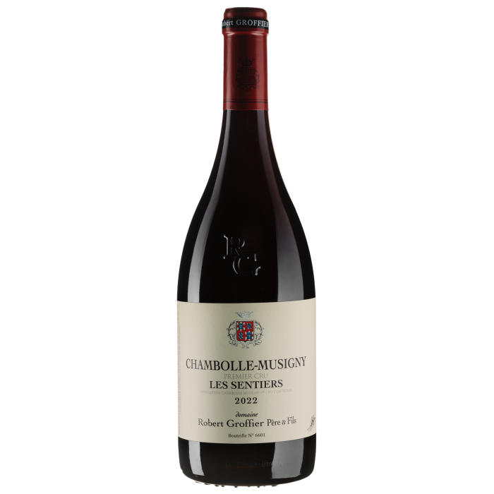 Вино Robert Groffier Pere & Fils Chambolle-Musigny 1er Cru Les Sentiers / Шамболь-Мусіньї Прем'єр Крю Ле Сент'є 2022, червоне сухе, 0.75 л Вино Robert Groffier Pere & Fils Chambolle-Musigny 1er Cru Les Sentiers / Шамболь-Мусіньї Прем'єр Крю Ле Сент'є 2022, червоне сухе, 0.75 л