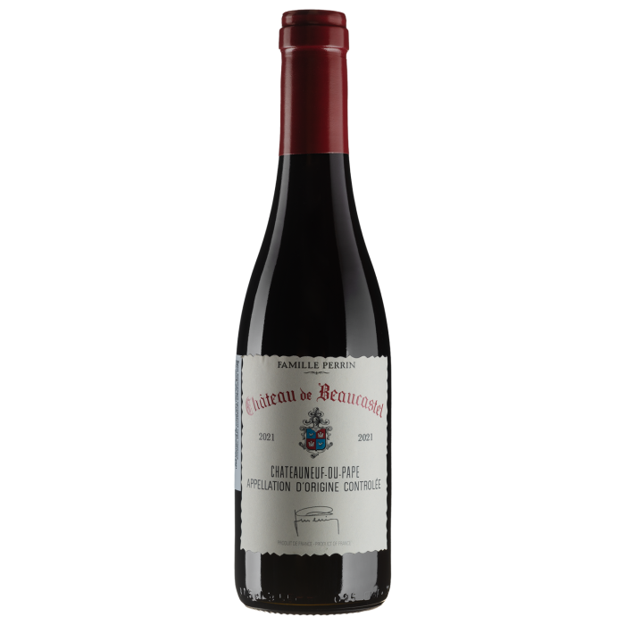 Вино Famille Perrin Chateauneuf-du-Pape Rouge Chateau de Beaucastel / Шатонеф-дю-Пап Руж Шато де Бокастель 2021, червоне сухе, 0.375 л Вино Famille Perrin Chateauneuf-du-Pape Rouge Chateau de Beaucastel / Шатонеф-дю-Пап Руж Шато де Бокастель 2021, червоне сухе, 0.375 л