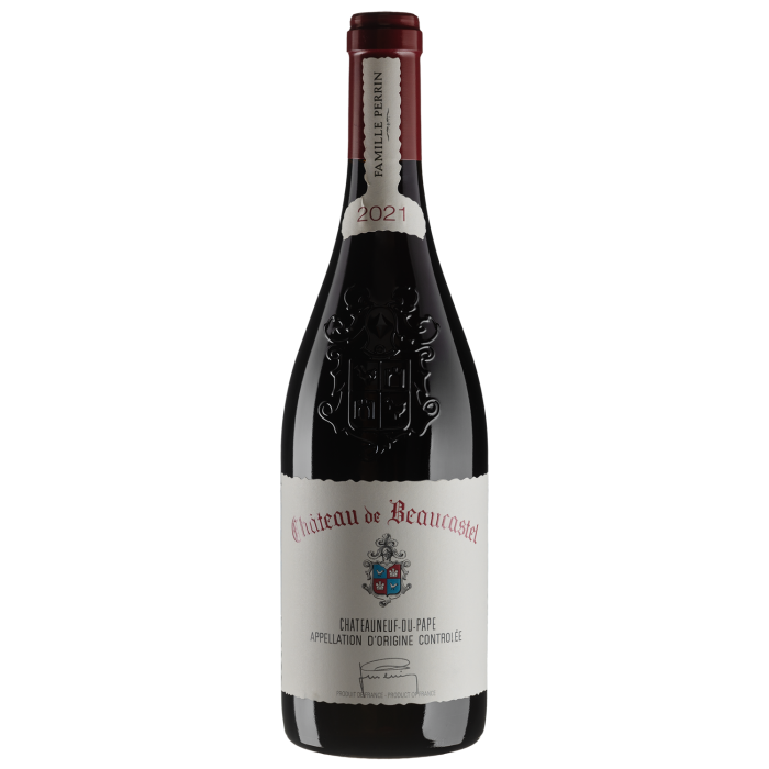 Вино Famille Perrin Chateauneuf-du-Pape Rouge Chateau de Beaucastel / Шатонеф-дю-Пап Руж Шато де Бокастель 2021, червоне сухе, 0.75 л