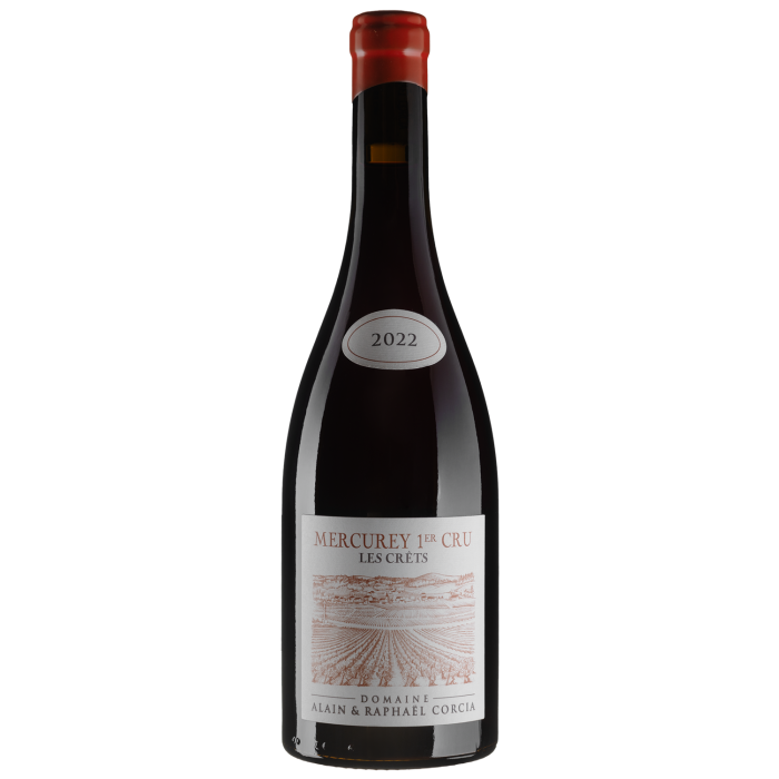 Вино Domaine Alain et Raphael Corcia Mercurey 1er Cru Les Cret / Меркюре Прем'єр Крю Лє Кре 2022, червоне сухе, 0.75 л