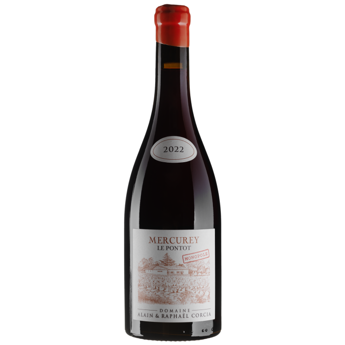 Вино Domaine Alain et Raphael Corcia Mercurey Le Pontot / Меркюре Ле Понто 2022, червоне сухе, 0.75 л