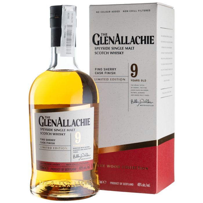 Віскі GlenAllachie 9yo Fino Sherry Cask Finish, gift box, 0.7 л