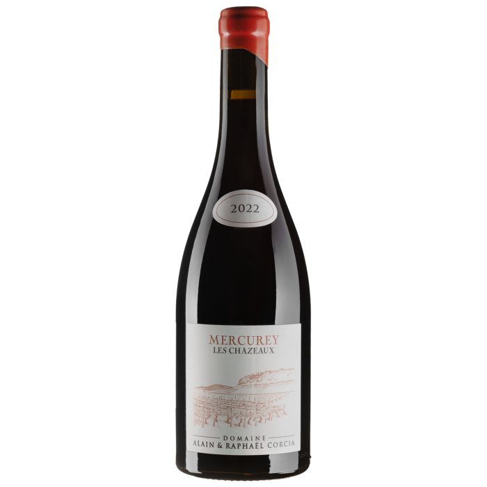 Вино Domaine Alain et Raphael Corcia Mercurey Les Chazeaux / Меркюре Лє Шазо 2022, червоне сухе, 0.75 л