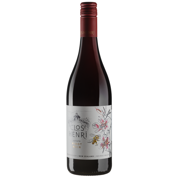 Вино Clos Henri Estate Pinot Noir / Естейт Піно Нуар, червоне сухе, 0.75 л