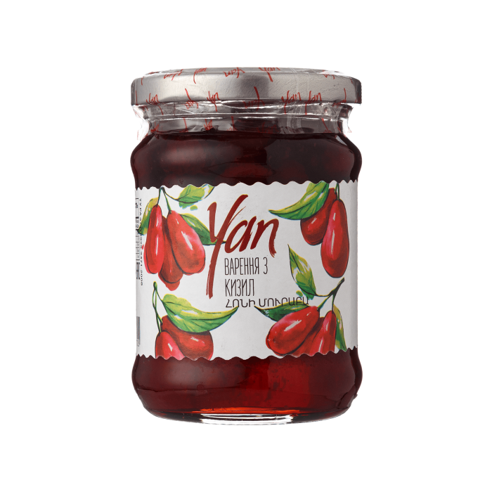 Варення з кизилу 300г, Yan
