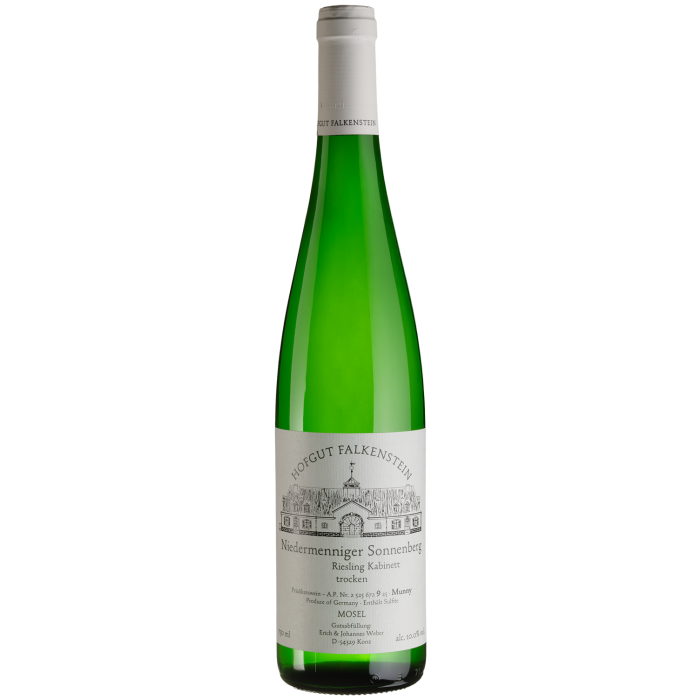 Вино Hofgut Falkenstein Niedermenniger Sonnenberg Riesling Kabinett Trocken / Нідерменнігер Зонненберг Рислінг Кабінетт Трокен, біле сухе, 0.75 л