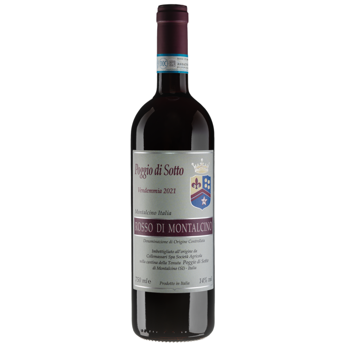 Вино Poggio di Sotto Rosso di Montalcino / Россо ді Монтальчіно 2021, червоне сухе, 0.75 л