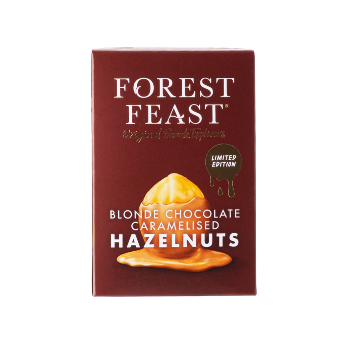 Фундук карамелізований в білому шоколаді 100г, Forest Feast