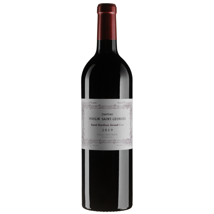 Вино Chateau Moulin St Georges Chateau Moulin Saint Georges / Шато Мулєн Сен Жорж 2019, червоне сухе, 0.75 л