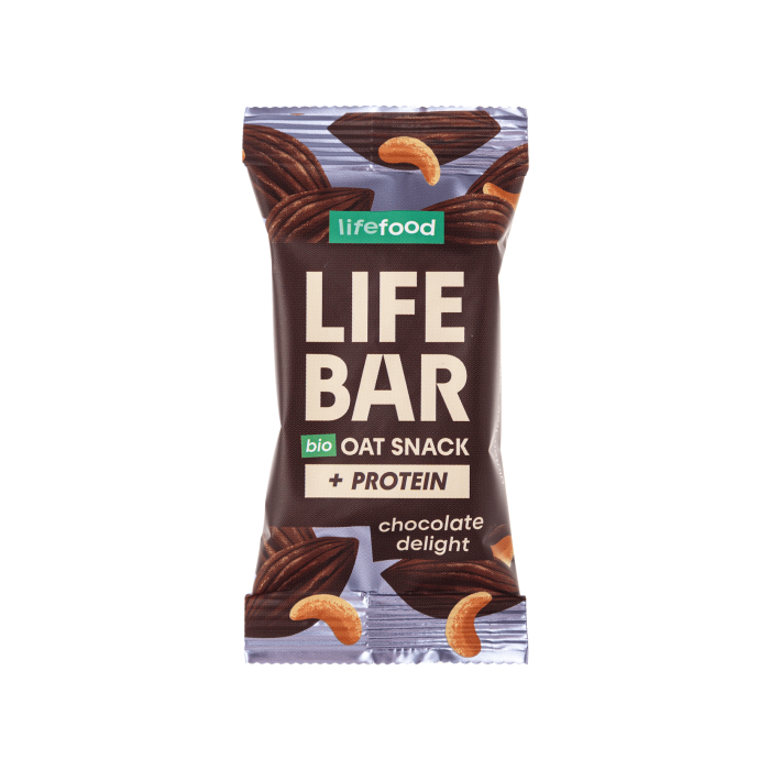 Батончик протеїновий Шоколад органічний 40г Lifebar, Lifefood