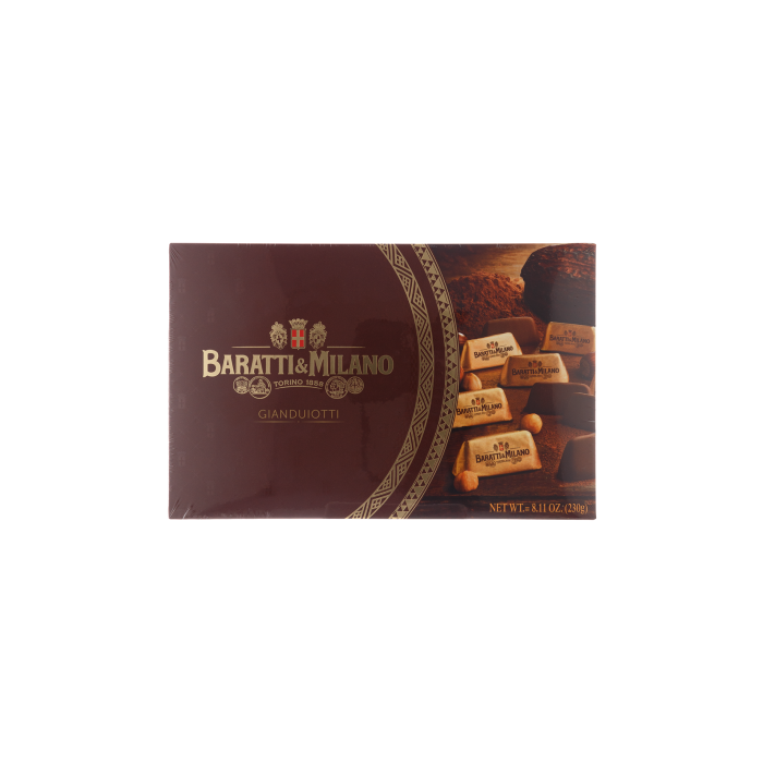 Цукерки з молочного шоколаду Джандуя 230г, Baratti & Milano