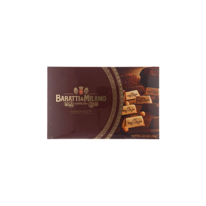 Цукерки з молочного шоколаду Джандуя 230г, Baratti & Milano Цукерки з молочного шоколаду Джандуя 230г, Baratti & Milano
