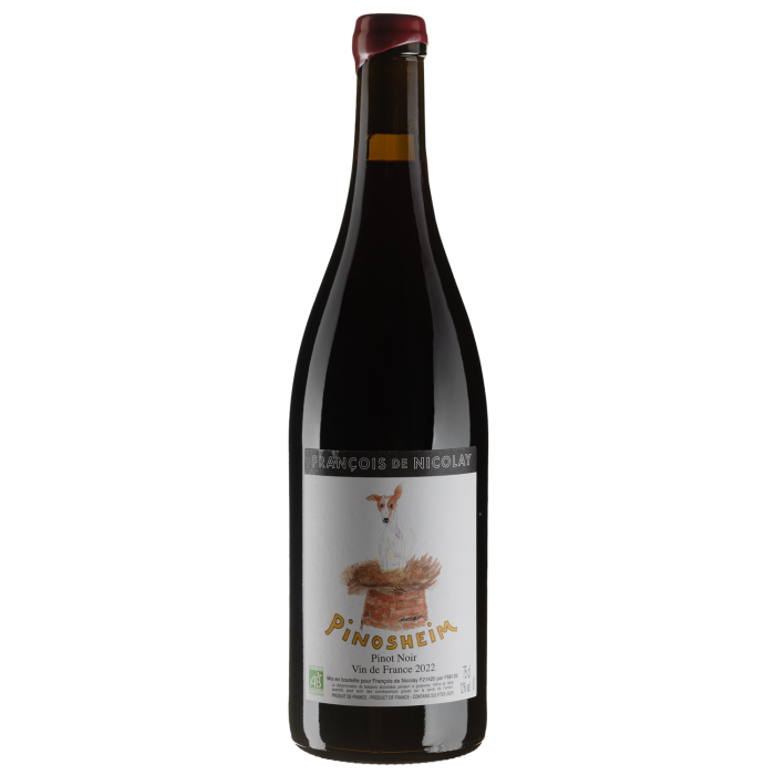 Вино Francois de Nicolay Vin de France "Pinosheim" / Він де Франс "Піносайм" 2022, червоне сухе, 0.75 л Вино Francois de Nicolay Vin de France "Pinosheim" / Він де Франс "Піносайм" 2022, червоне сухе, 0.75 л