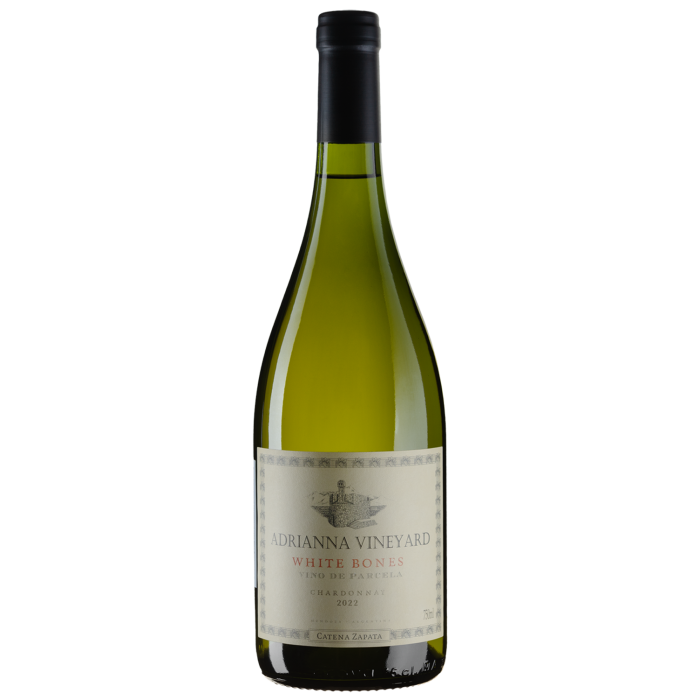 Вино Catena Zapata Adrianna Vineyard White Bones Chardonnay / Адріанна Вайнярд Вайт Боунс Шардоне 2022, біле сухе, 0.75 л