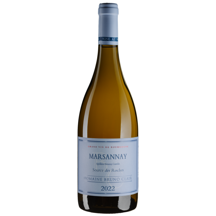 Вино Domaine Bruno Clair Marsannay Blanc Source des Roches / Марсане Блан Су де Рош 2022, біле сухе, 0.75 л