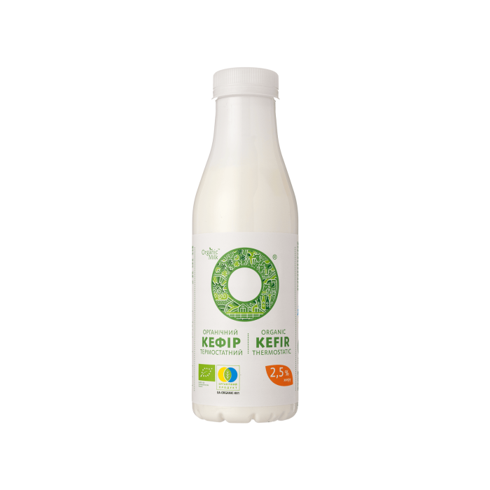 Кефір термостатний органічний 2,5% 450г, Organic Milk