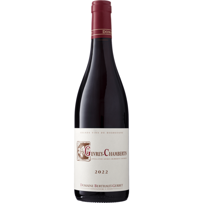 Вино Domaine Berthaut-Gerbet Gevrey Chambertin / Жевре Шамбертен 2022, червоне сухе, 0.75 л