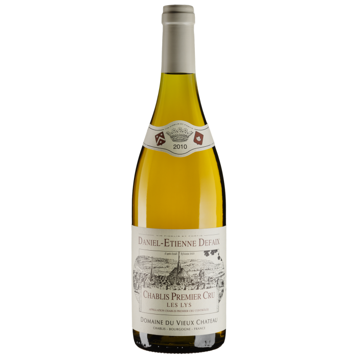 Вино Domaine Daniel-Etienne Defaix Chablis 1er Cru Les Lys / Шаблі Прем'єр Крю Ле Лис 2010, біле сухе, 0.75 л